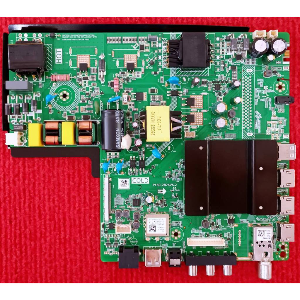 เมนบอร์ดทีวี  Aconatic รุ่น 50US200AN พาสบอร์ด P150-2874V6.0 / P150-2874V6.2