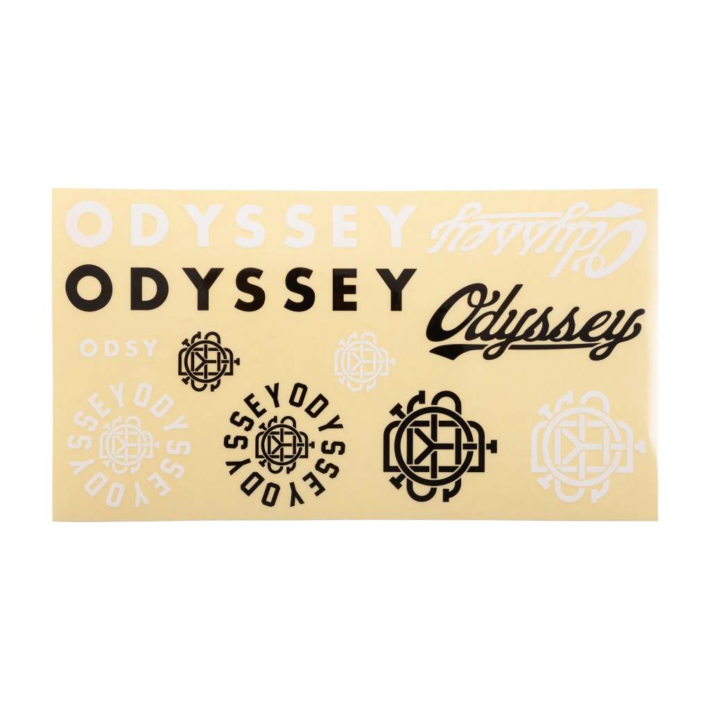 สติกเกอร์แบรนจักรยาน BMX Odyssey Assorted Sticker Pack