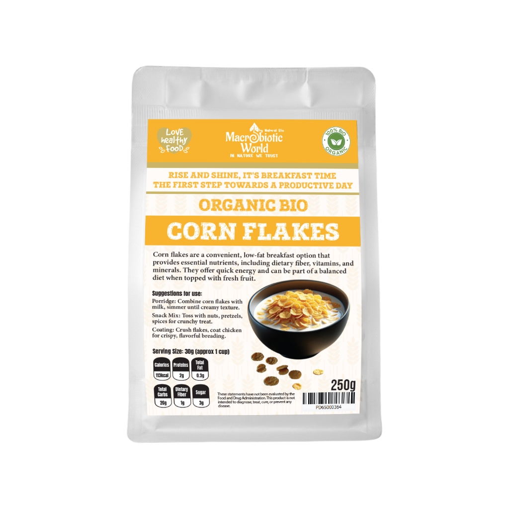 Organic/Bio Corn Flakes | คอร์นเฟลก ธัญพืชอบกรอบ 250g