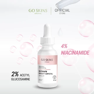 GO SKINS ULTIMATE BRIGHT CRYSTAL SERUM 30 ML เซรั่ม บูสต์ผิวไบร์ท ปรับผิวใส ลดรอยดำ
