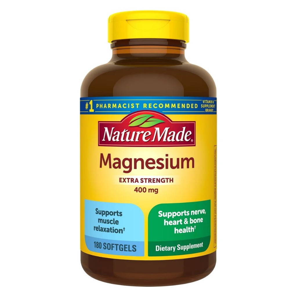 (Exp.08/2027)Nature Made Extra Strength Magnesium 400 mg., 180 Softgels ราคา ถูกที่สุด ดีลบีเคเค แกลเลอรีภาพที่ 2