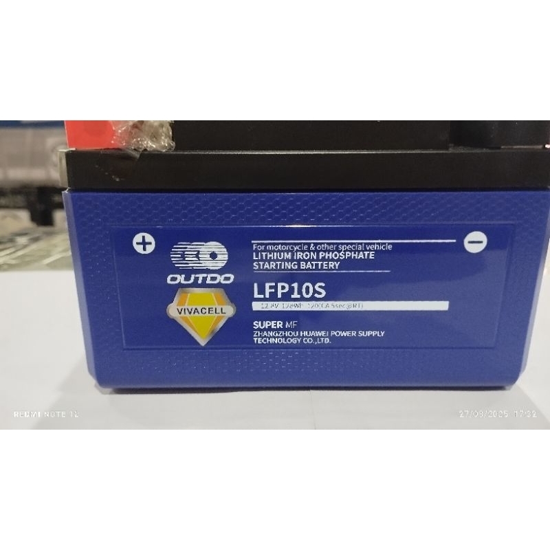 แบตOUTDO-LITHIUM-BATTERY-LFP10s-12.8v-128Wh-120