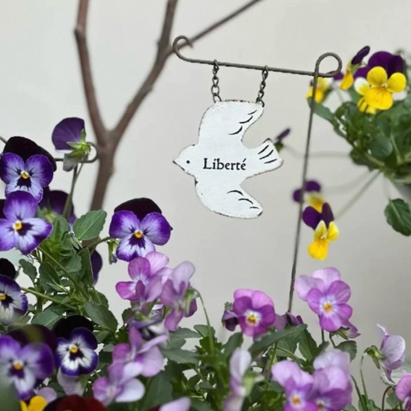 Garden decoration signs ป้ายตกแต่งสวนรูปกระต่าย รูปนก - รูปที่ 2