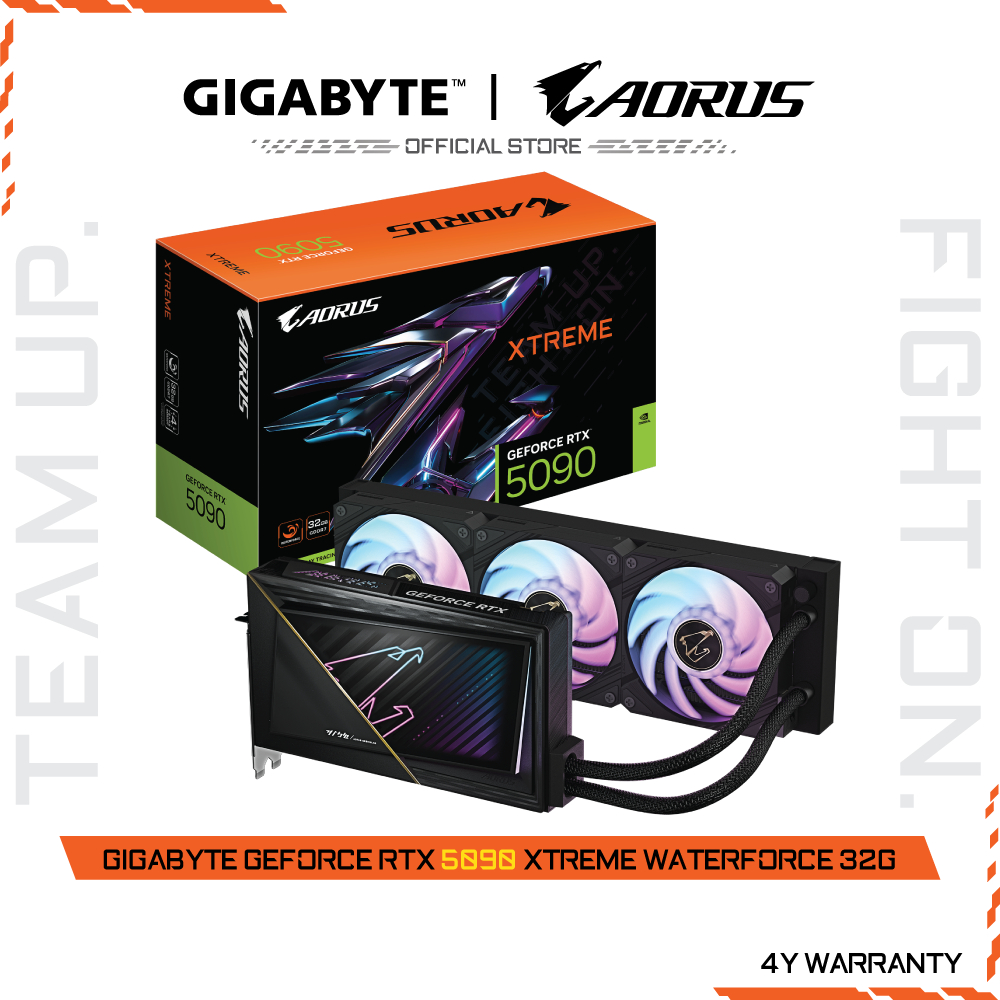AORUS GeForce RTX 5090 XTREME WATERFORCE 32G (VGA Card) GV-N5090AORUSX W-32GD-1.0