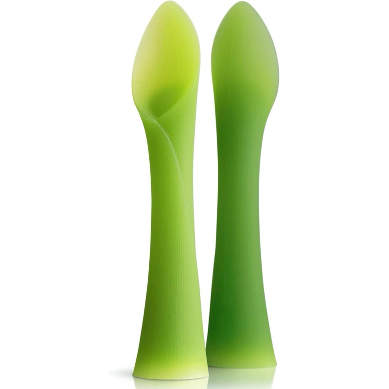 พร้อมส่ง ช้อนซิลิโคนสำหรับเด็กหัดกินข้าว BLW  Olababy 100% Silicone Soft-Tip Training Spoon for Baby