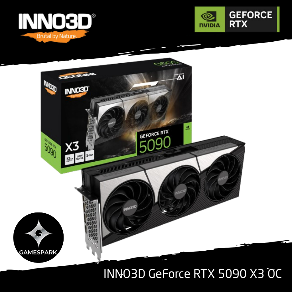 การ์ดจอ INNO3D® GEFORCE® RTX™ 5090 X3 OC