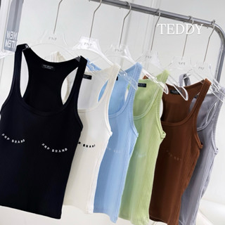 เสื้อกล้ามปัก รุ่น Teddy tank top