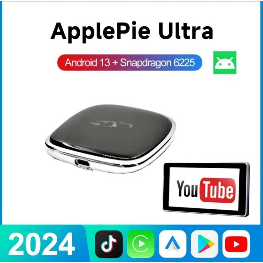 UX999 CARPLAY AI BOX NEW CPU SNAPDRAGON 6225 8+128 v13 4G SIM WIFI NEW CPU พร้อมส่ง