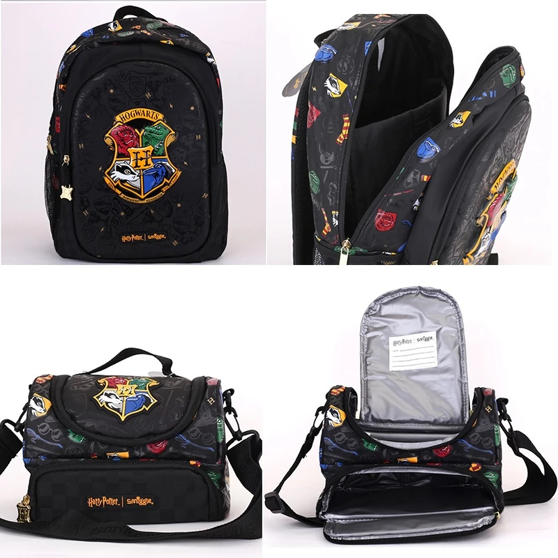 กระเป๋านักเรียน Harry Potter Series นักเรียนประถม กระเป๋าเป้สะพายหลัง กระเป๋าใส่อาหาร กล่องเครื่องเขียน - รูปที่ 4