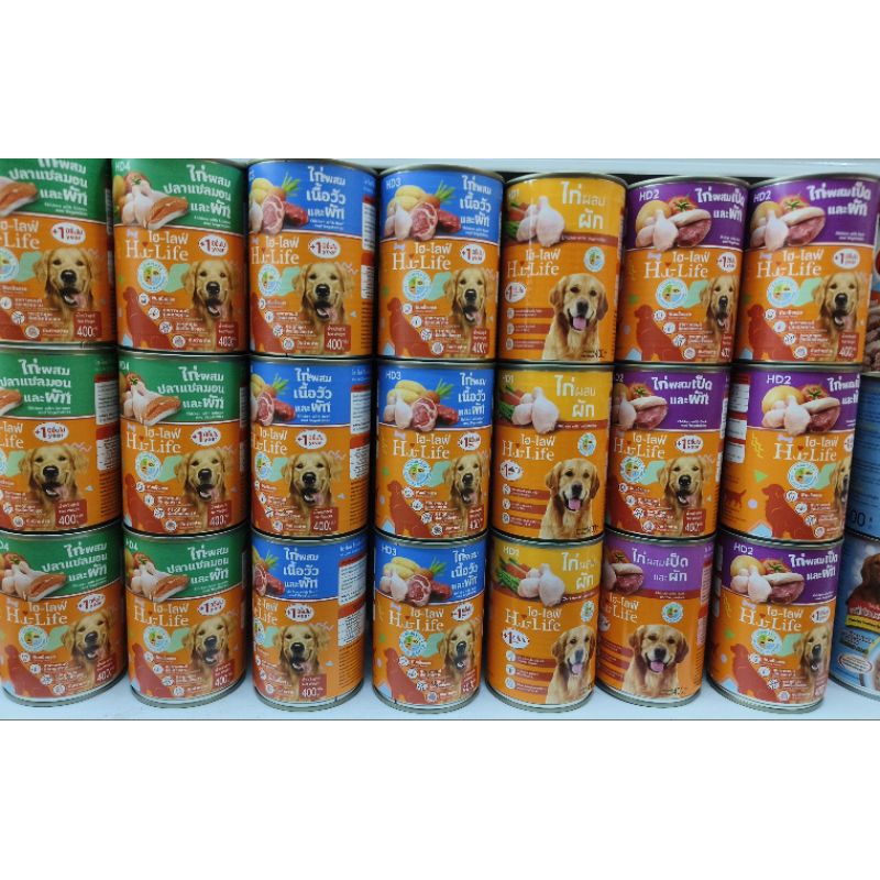 Hi-Life อาหารกระป๋อง  สุนัข   ขนาด400g (1กระป๋อง)