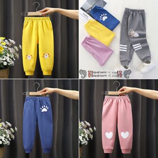 กางเกงขายาวเด็ก กางเกงลำลองเด็ก ขาจั๊ม นิ่มสบาย พิมพ์ลาย สิน…