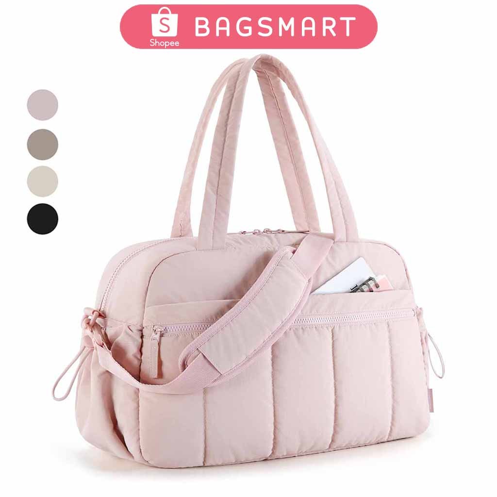 BAGSMART กระเป๋า Duffel ความจุใหญ่ แบบแยกช่องแห้งและเปียก เหมาะสำหรับฟิตเนส ยิม และการเดินทาง