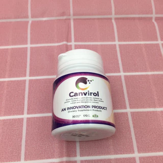 Canvirol 170mgและ850 mg (บรรจุ30แคปซูล) หมดอายุ2/2027 อาหารเสริมภูมิต้านทานสุนัขและแมว