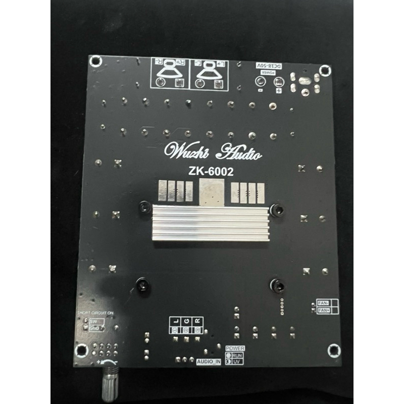 Wuzhi zk-6002 แท้  แอมป์จิ๋วขับซับ TPA3255 600W*2 DC 18-50V  แอมป์จิ๋วzk6002 แอมขับซับเบส 6002 แอมป์จิ๋วแรงๆ