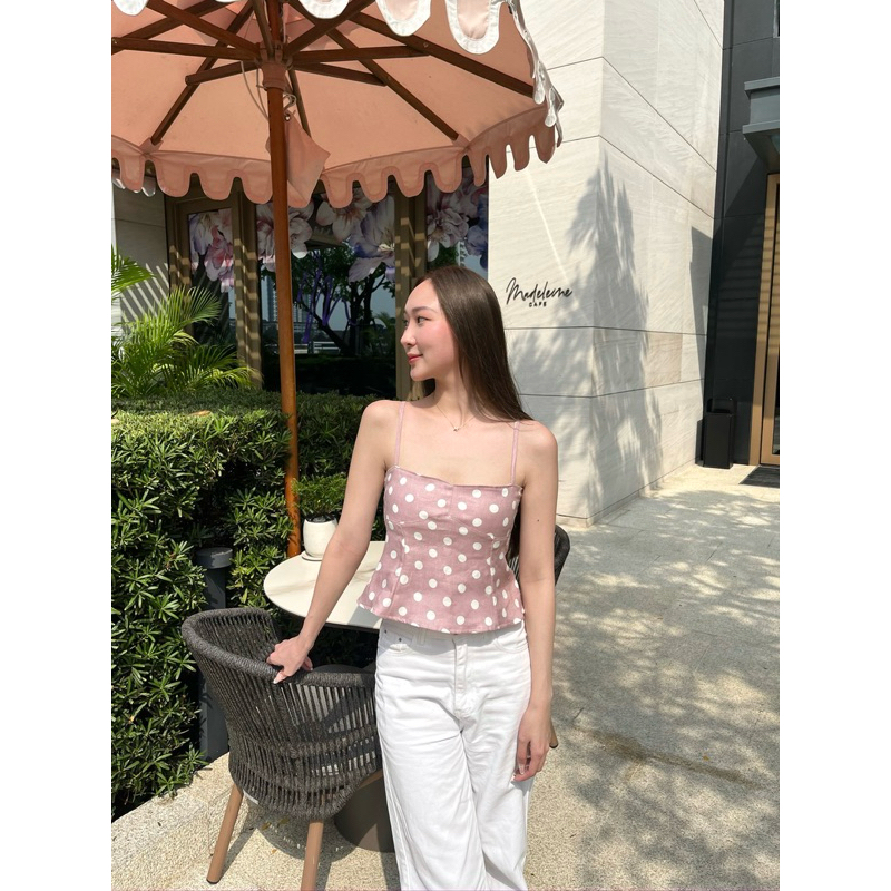 Dottie top🎀 - polka dot by shewear.bkk