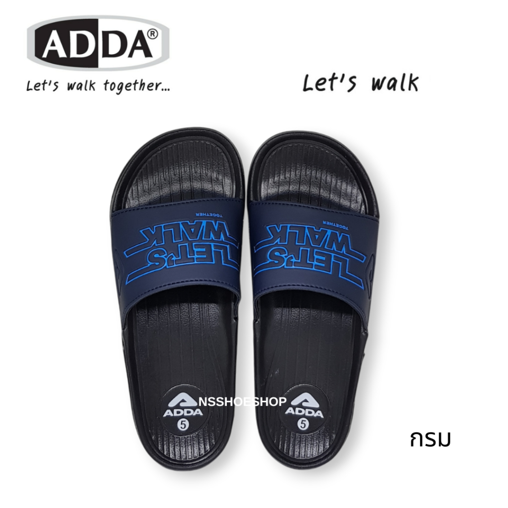 [ส่งทุกวัน] ใหม่!!! Adda 32B3K แอ็ดด้า รองเท้าแตะแบบสวม Let's walk size 4-9