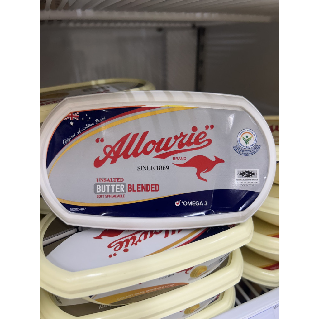 เนยอลาวรี่ บัตเตอร์เบลนด์(เนยจืด)125g(ค่าส่งถูกสุด+มีส่งด่วน)เนยจืดAllowrie BUTTER BLENDED เนยจืดอลา