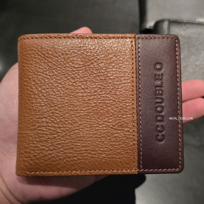 กระเป๋าสตางค์ผู้ชาย CC DOUBLE O CCOO ของแท้💯% จัดส่งพร้อมถุงShop ถุงผ้า