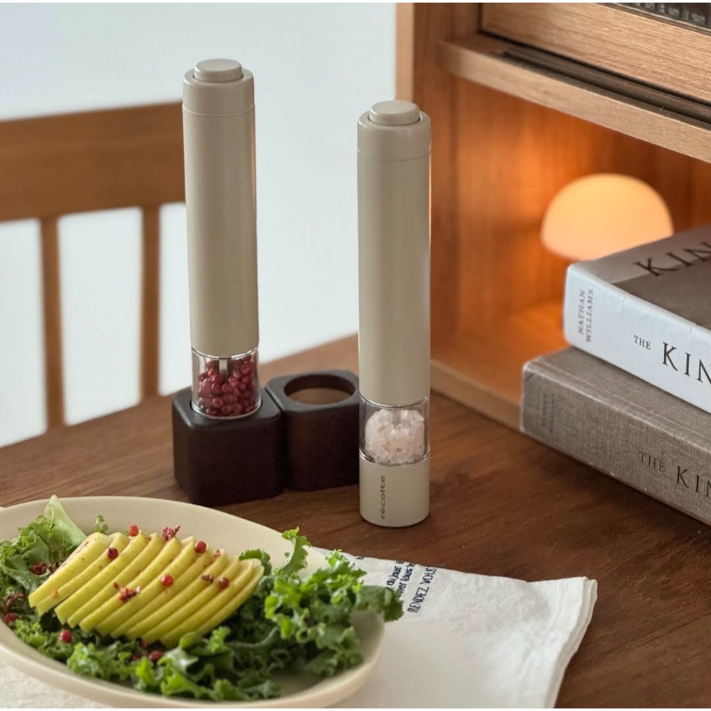 🇰🇷🇰🇷Recolte🇰🇷🇰🇷 ที่บดเกลือพริกไทยขนาดเล็กนำเข้าจากเกาหลี 1 เซท มี 2 ชิ้น