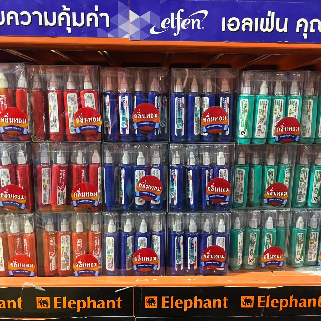 น้ำยาลบคำผิด ลิขวิดน้ำ คอร์เพน กล่อง 12 แท่ง