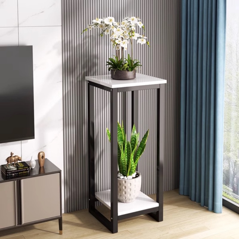 ชั้นวางต้นไม้ modern สแตนเลส ชั้นวางบอนไซ ขนาด30x30x50cm