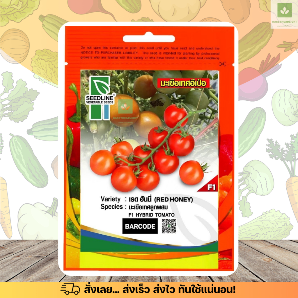 SL มะเขือเทศ อีเป๋อ เรด ฮันนี่ ลูกผสม tomato 40เมล็ด เมล็ดมะเขือเทศ