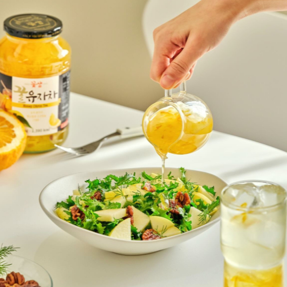 ชาส้มผสมน้ำผึ้งเกาหลี ตรากดแซม KKOH SHAEM Honey Citron Tea  꽃샘 꿀유자차 - รูปที่ 4