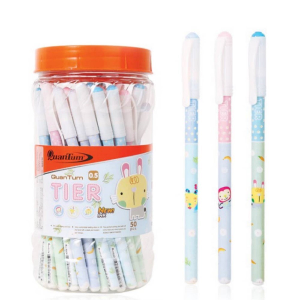 ปากกาแฟนซี Quantum Tier หมึกน้ำเงิน (คละสี) ขนาดหัวปากกา 0.5 มม.