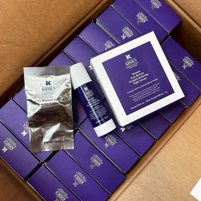 (พร้อมส่ง) Kiehl’s Retinol Fast Release Wrinkle-Reducing Night Serum 28ml