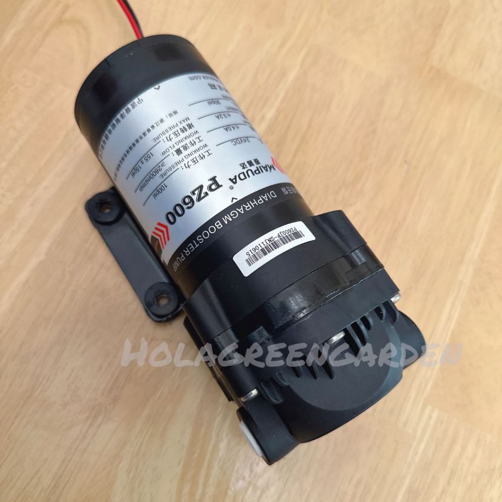 ปั๊มน้ำ ปั๊มเงียบ RO 600G PZ600 24V พ่นหมอก ปั๊มพ่นหมอก เครื่องกรองน้ำ ≥2.8L/min ราคา ถูกที่สุด ดีลบีเคเค แกลเลอรีภาพที่ 6
