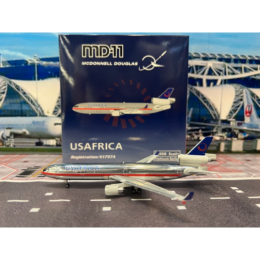 Phoenix Model [11957] 1:400 USAfrica MD-11 N1757A 'Polish'