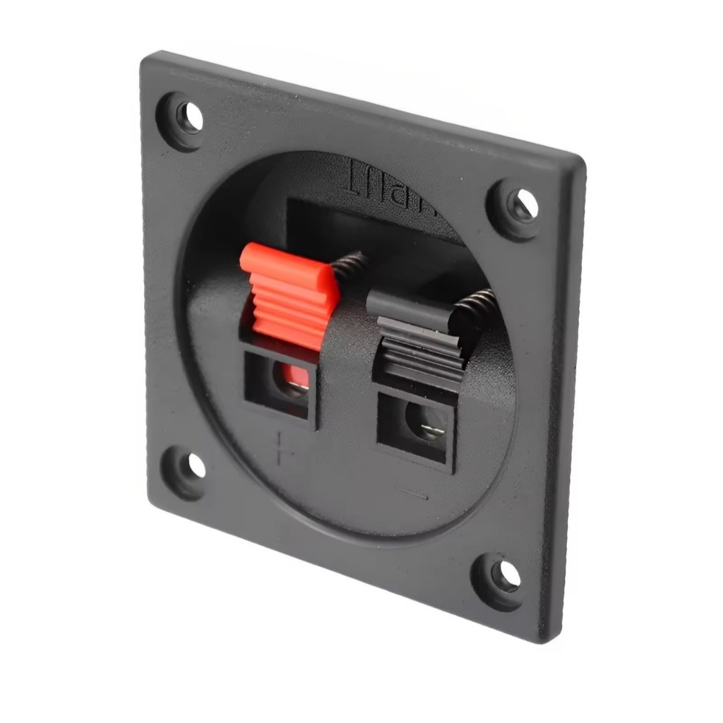 แท๊ปลำโพง2P เหลียมเล็ก 56MM อุปกรณ์ตู้ลำโพง แท๊ป 2P แท๊ปเหลี่ยม แท๊ปลำโพงพลาสติก แท๊ปลำโพงแบบหนีบ แท๊ปเหลี่ยมเล็ก56.ซม.