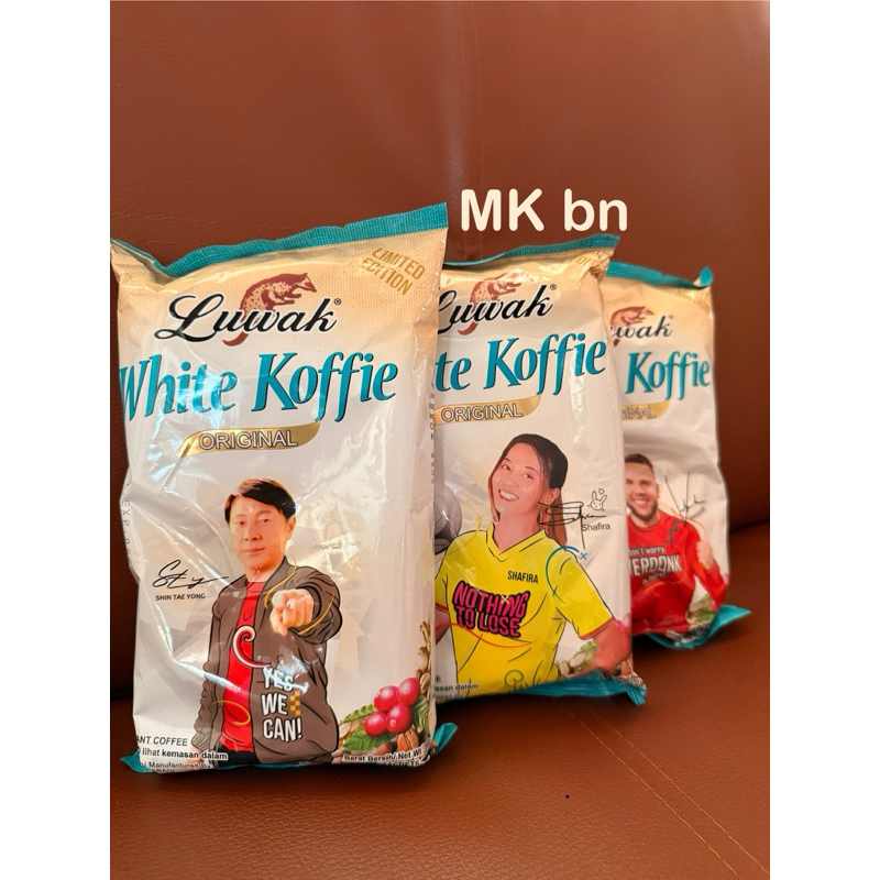 พร้อมส่ง กาแฟยี่ห้อ Luwak white koffie แท้จากอินโดนีเซีย instant 3in1 รส Original