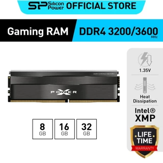 Silicon Power Gaming RAM PC DDR4 เกมมิ่งแรม รุ่น XPOWER Zenith 8GB/16GB/32GB, 3200MHz/3600MHz - รับประกันตลอดอายุการใช้