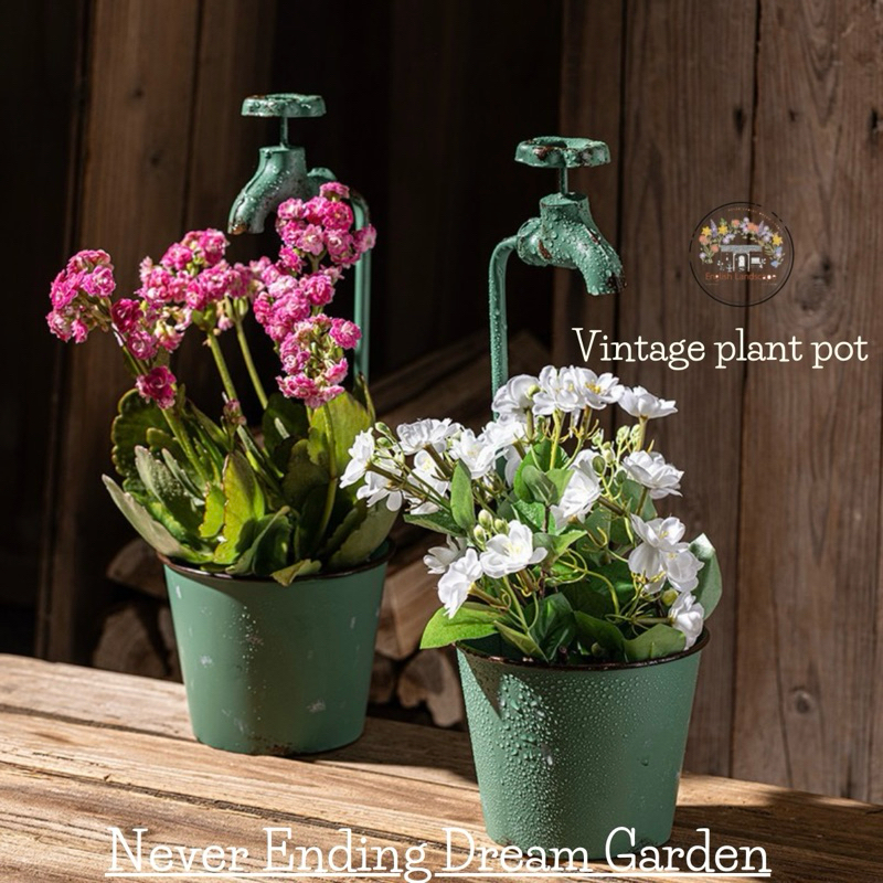 Vintage English style plant pot กระถางต้นไม้วินเทจ
