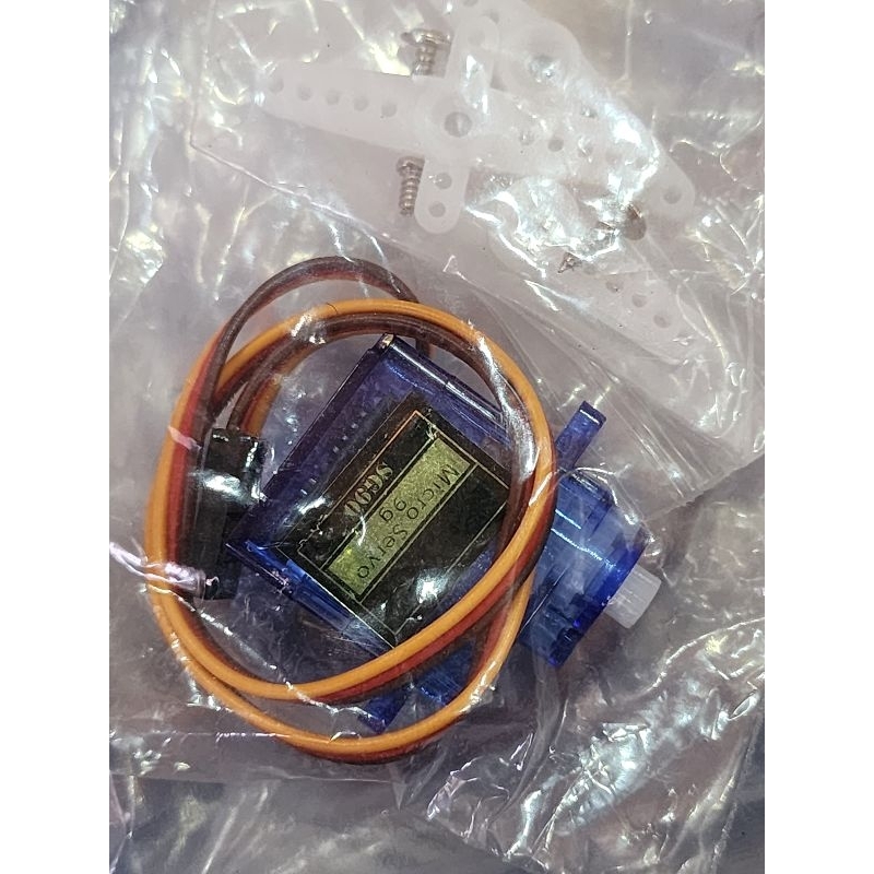 Servo sg90 เฟืองพลาสติก ไม่กันน้ำ