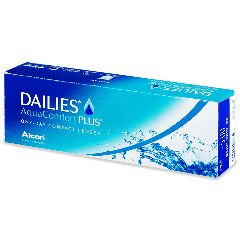 Dailies Aqua Comfort Plus คอนแทคเลนส์ใส Alcon บรรจุ 30ชิ้น/กล่อง ใช้โค้ตส่งฟรีได้