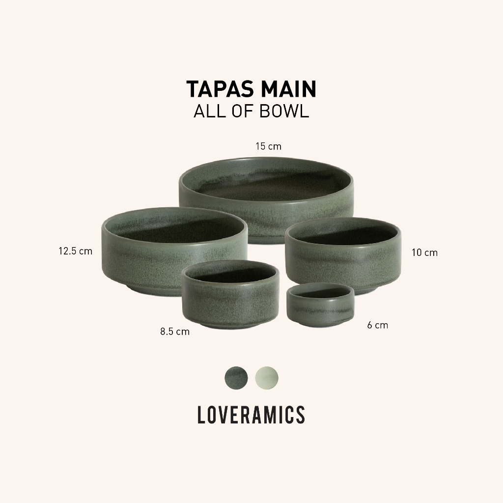 LOVERAMICS All Of Bowl รุ่น Tapas Collection