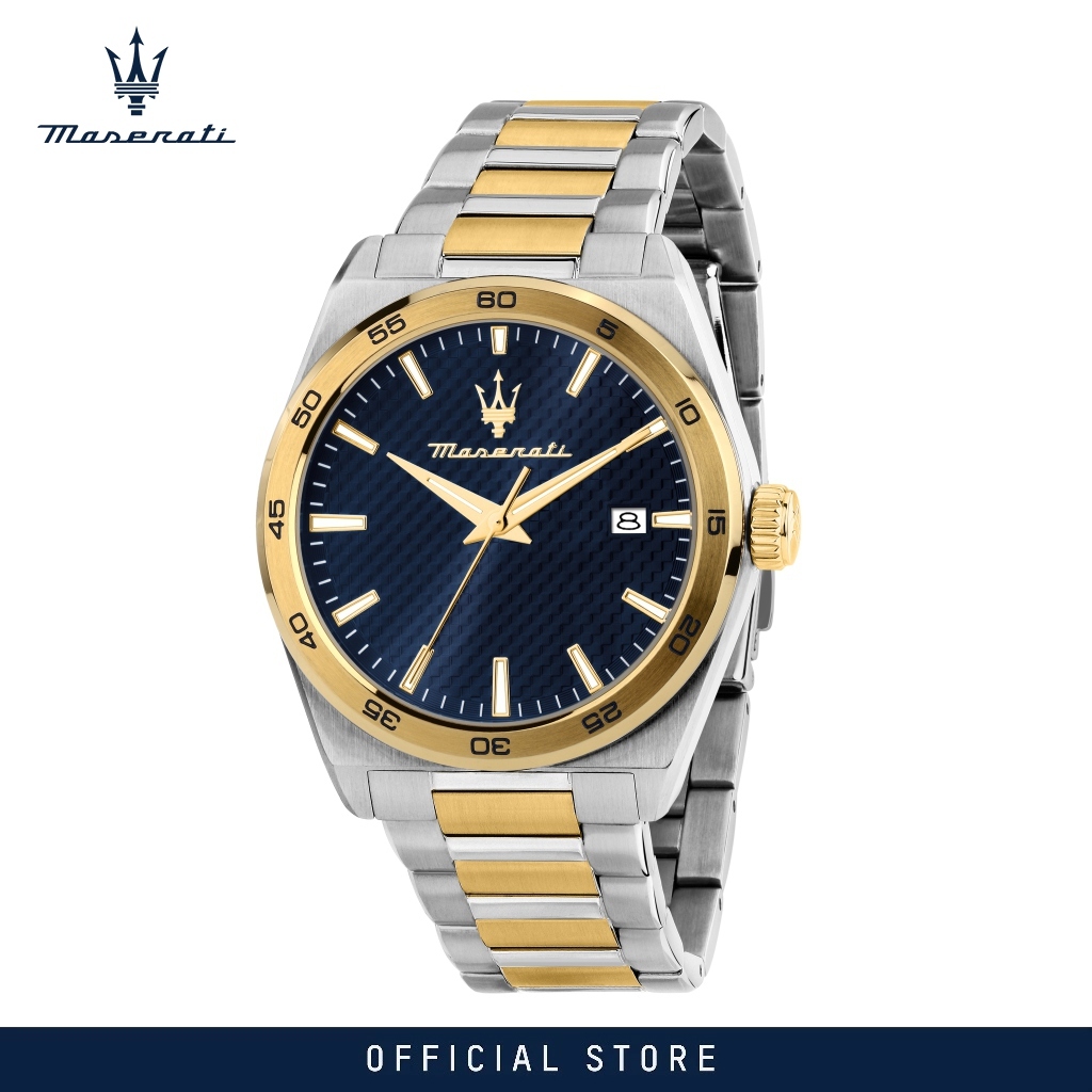 【2 Years Warranty】MASERATI Velocita' 41mm Men's Quartz Watch R8853152001 Japan Movement