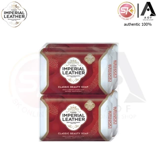 [แพ็ค] Cussons imperial leather คัสสัน อิมพีเรียล สบู่ก้อน 95 กรัม x 4 ก้อน