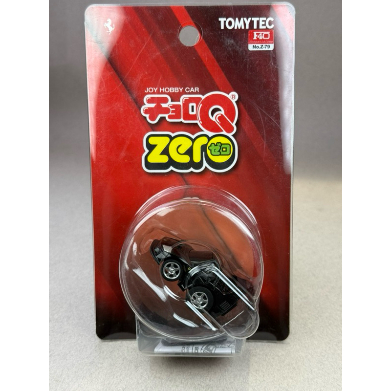 🔹Ferrari F40 Competizione Black Z-79c Scale Q ยี่ห้อ Tomytec Choro Q