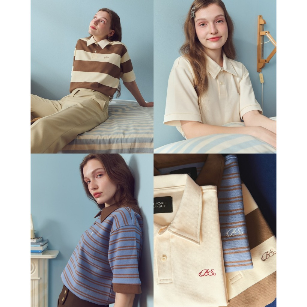 Before Sunset - Tini Oversized Polo | เสื้อโปโลแขนสั้นทรงโอเวอร์ไซส์