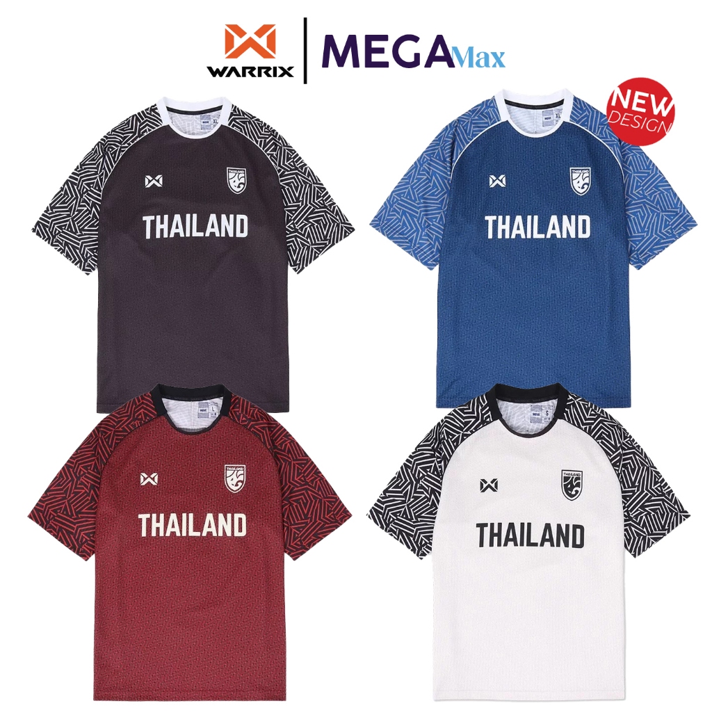 เสื้อโอเวอร์ไซส์ WARRIX 251FBATH10 Oversize Jersey New Chapter เสื้อทีมชาติไทย