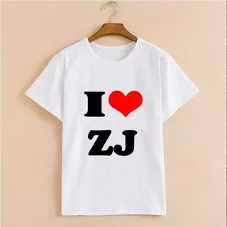 (จัดส่งตลอด 24 ชั่วโมง）OOOK Officialเสื้อยืดแขนสั้นมีการพิมพ์ลายหัวใจและตัวอักษร“I LOVE NY”เสื้อยืดสั้นพอดีตัวสำหรับฤดูร