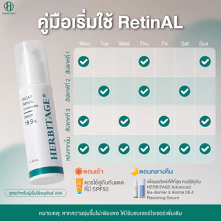 HERBITAGE ENCAP RetinAL Concentrate 19.9 Anti-Aging Serum (Encap Retinal + Melatonin + Niacinamide)