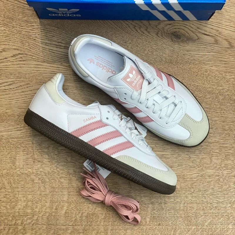(พร้อมส่งในไทย🇹🇭) Adidas Samba OG สีชมพู ดาราใส่เยอะ ของแท้ 100% - รูปที่ 4