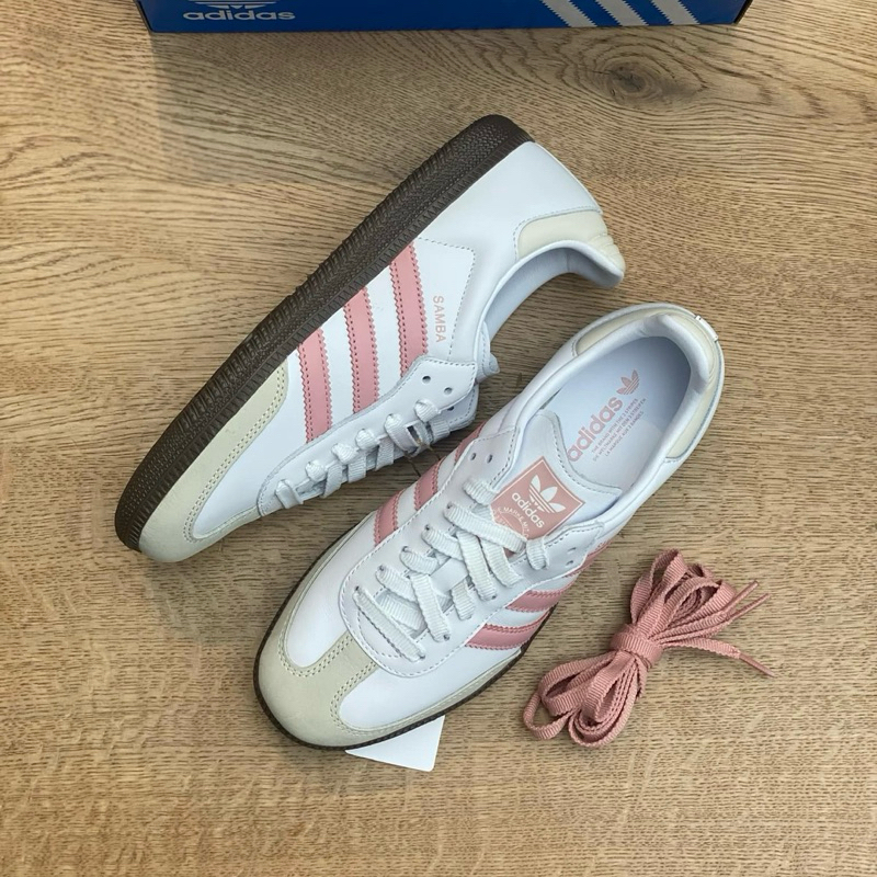 (พร้อมส่งในไทย🇹🇭) Adidas Samba OG สีชมพู ดาราใส่เยอะ ของแท้ 100% - รูปที่ 5
