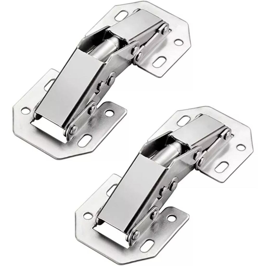 บานพับประตู บานพับ ตู้ บานพับเฟอร์นิเจอร์ หน้าต่าง ขนาด 4 นิ้ว 3 นิ้ว 90 องศา hinge ไม่ต้องเจาะ