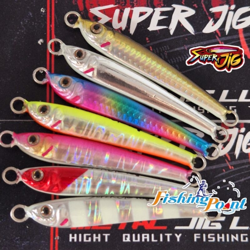 เหยื่อไมโครจิ๊ก superjig 7g/10g/15g/20g/30g/40g/60g