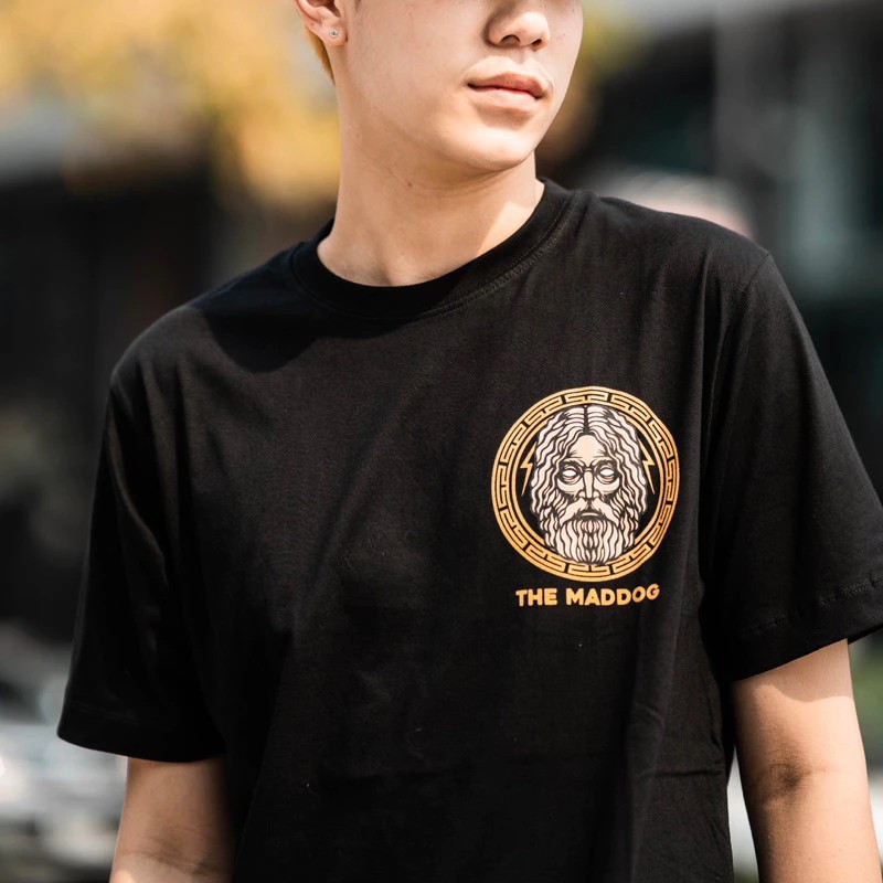 เสี้อยืด ลาย รุ่น Zues แขนสั้น เสื้อยืดผู้ชาย S-3XL VT